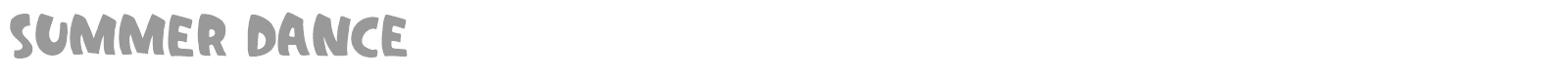 Summer Dance font preview